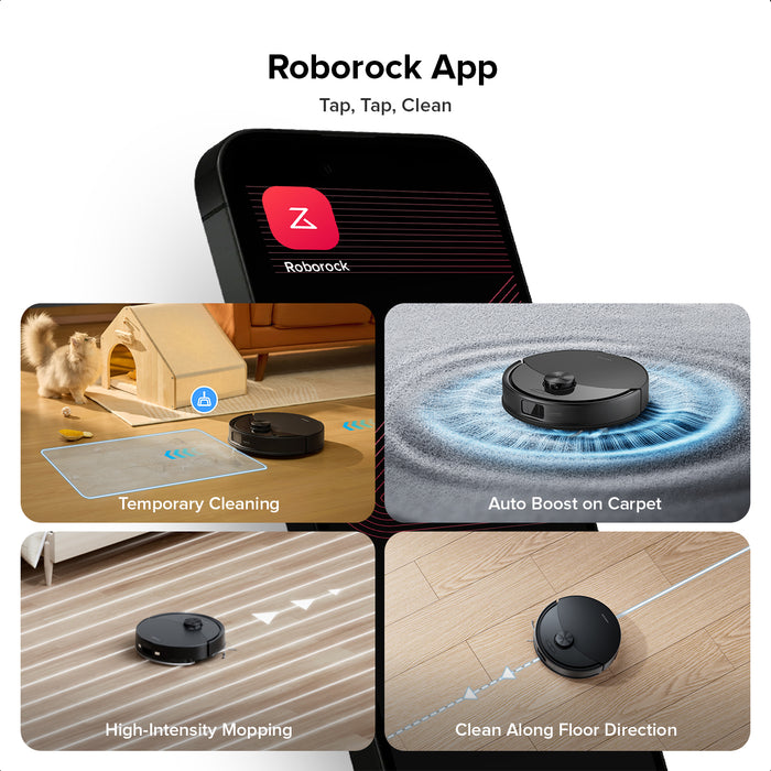 robotski sesalnik in mop roborock q10 s5 s sesalno močjo 10.000 pa