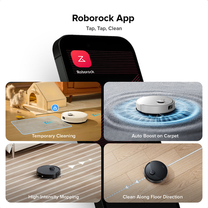 robotski sesalnik in mop roborock q10 s5 s sesalno močjo 10.000 pa