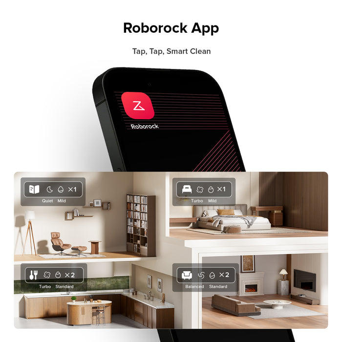 robotski sesalnik in mop roborock q10 x5 s sesalno močjo 10.000 pa