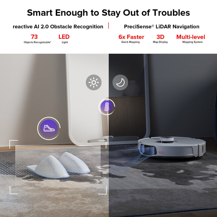 roborock s8 maxv ultra s sistemom za polnjenje in odvajanje